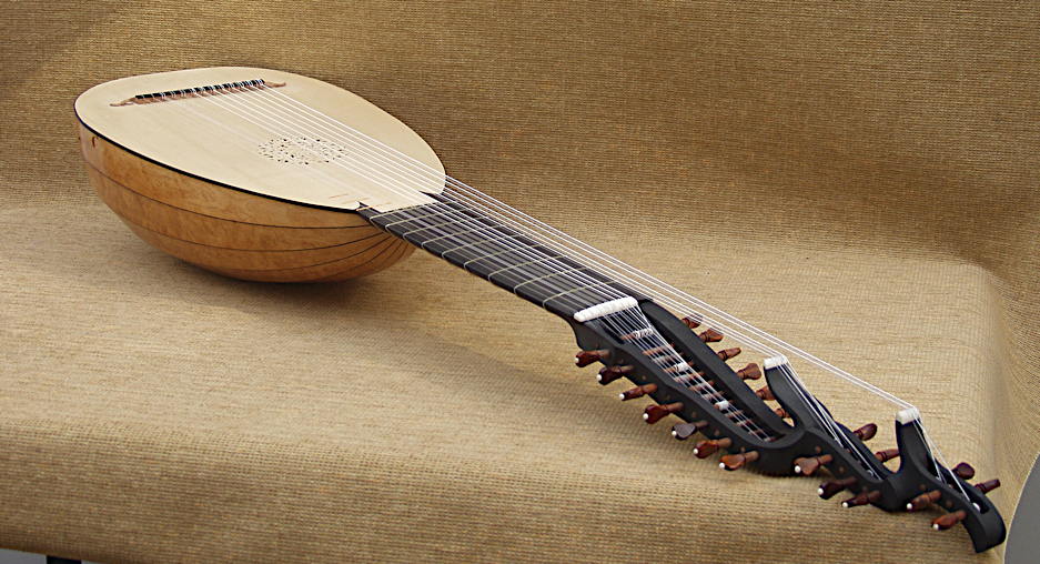 Baroque lute after Johannes Jauck
